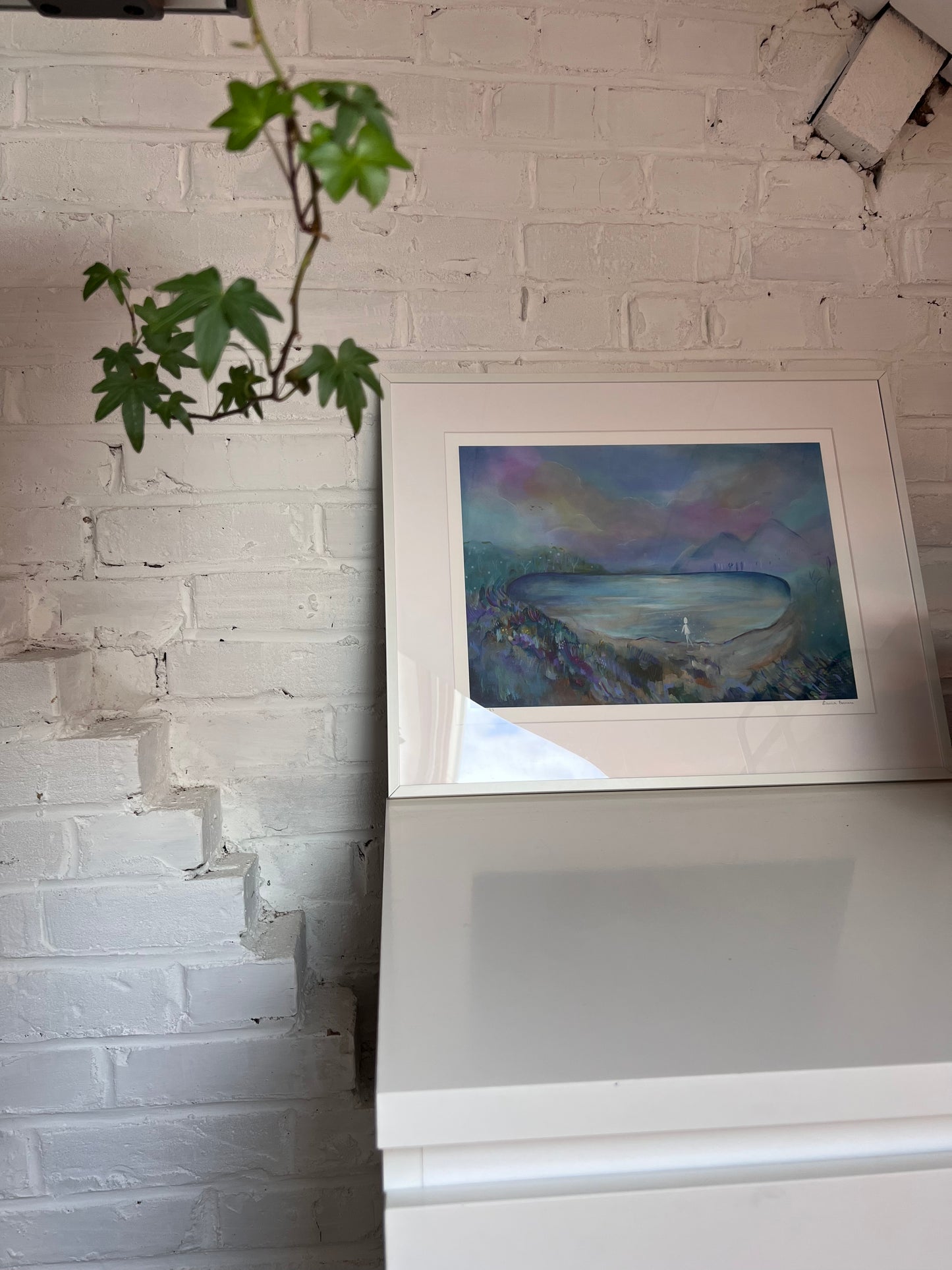 Limited Edition Art Print - Enchanted Lake in the Mountains