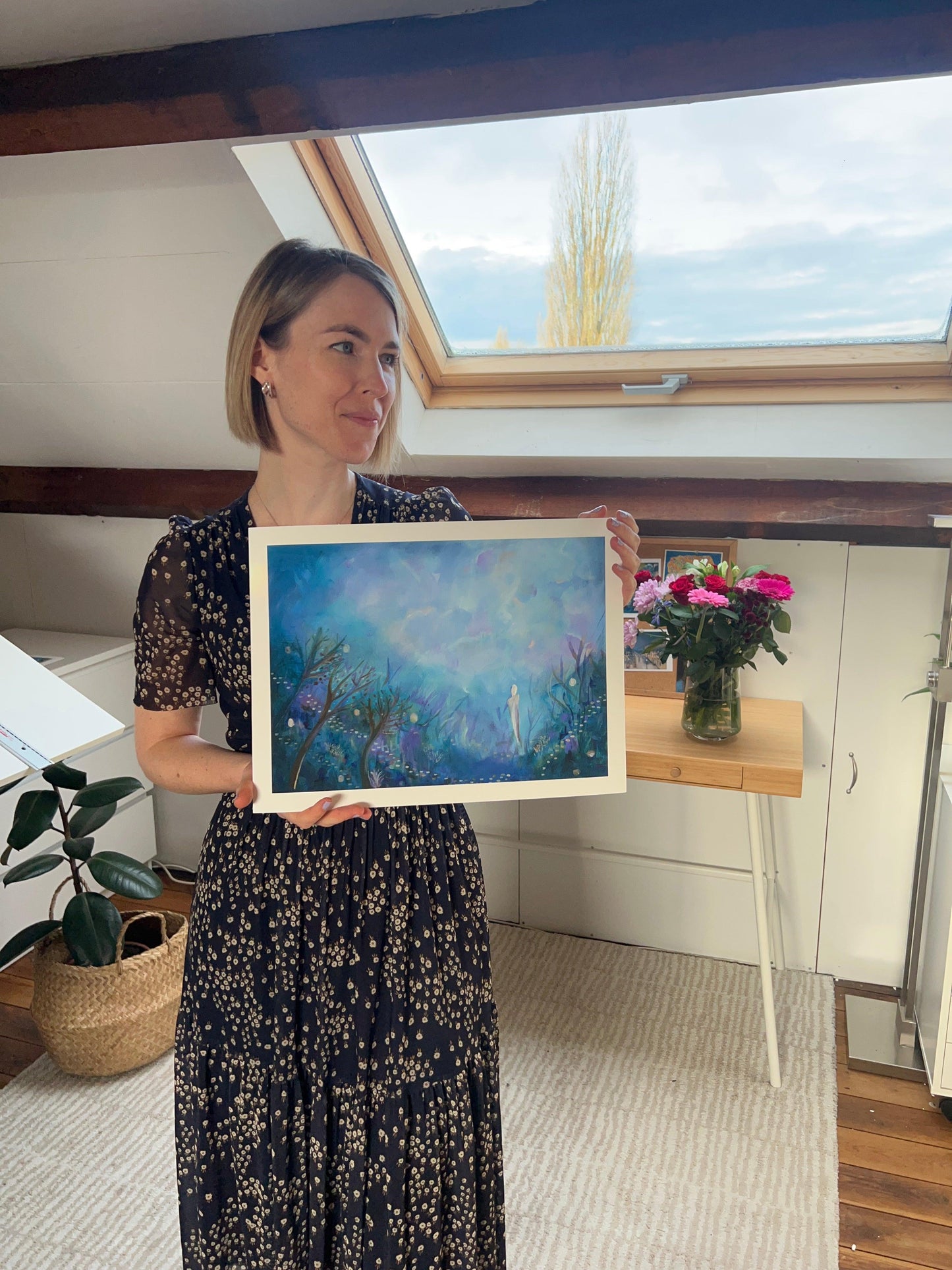Tirage d'art en édition limitée - Clairière illuminée - Laura Ferrari Fine Art