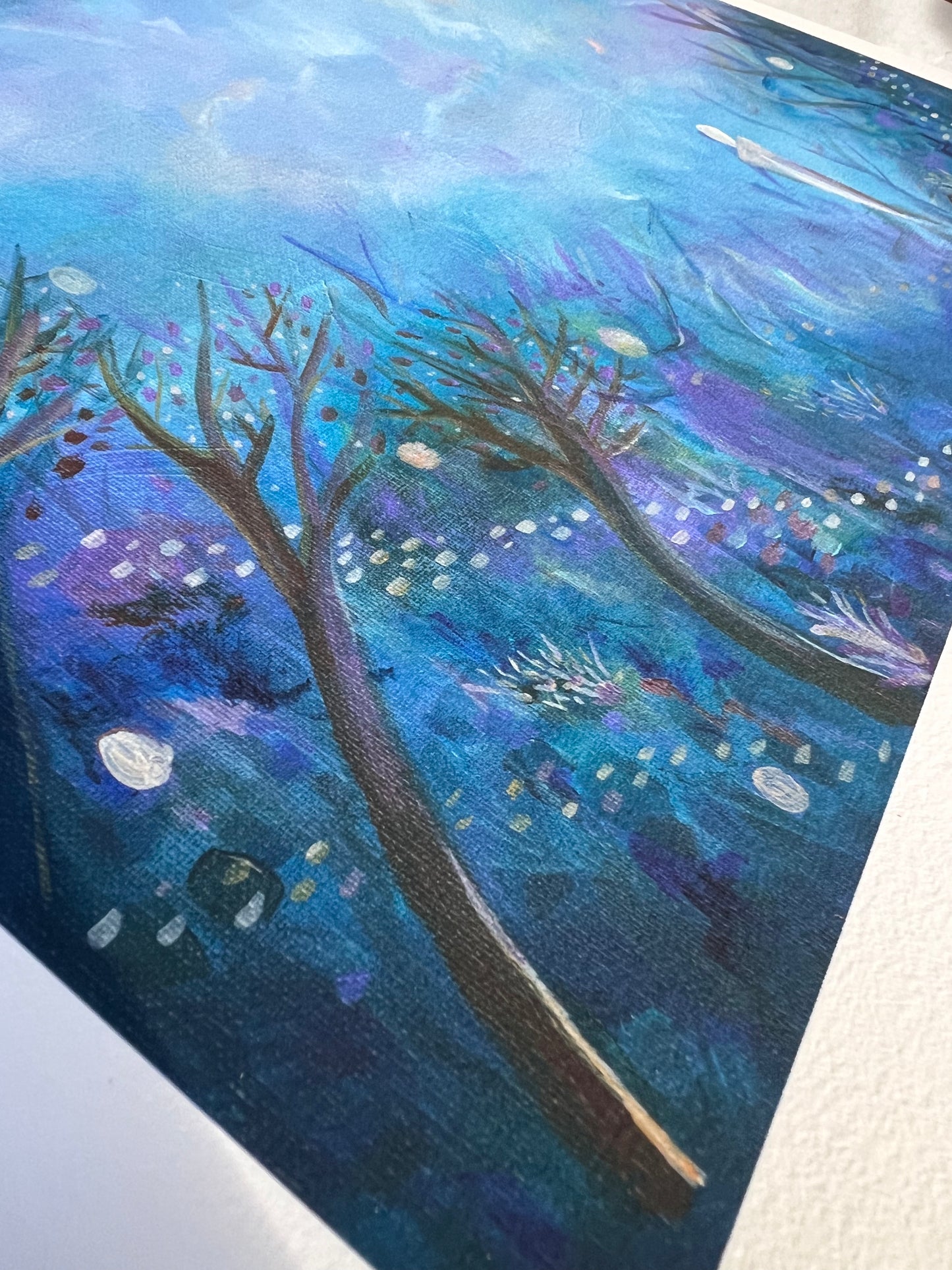 Tirage d'art en édition limitée - Clairière illuminée - Laura Ferrari Fine Art