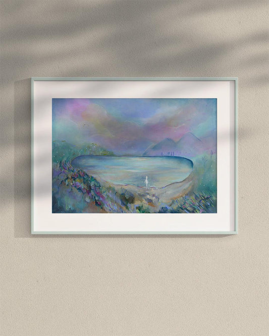 Tirage d'art en édition limitée - Lac enchanté dans les montages - Laura Ferrari Fine Art